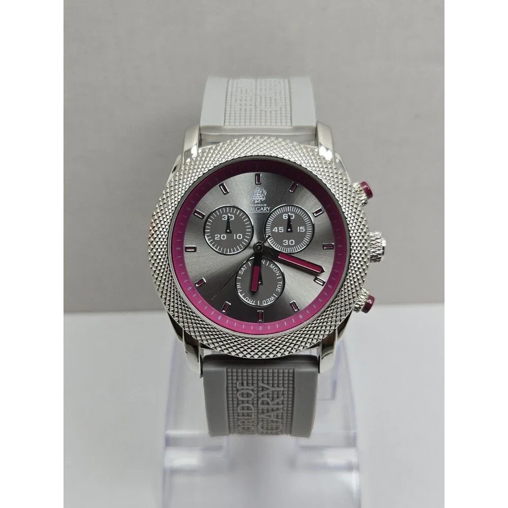The World Of Calgary Viareggio Limited Edition Quartz Watch Day Date New Battery